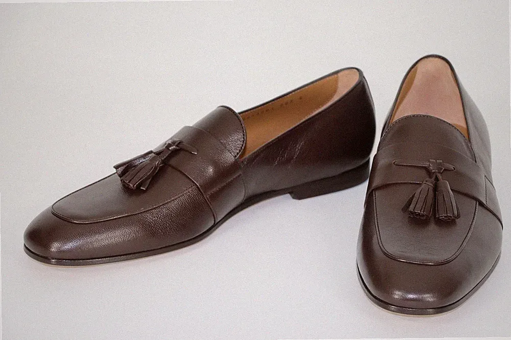 HUGO BOSS Loafers, Mod. Safari_Loaf_gtts, Gr. 42 / UK 8 / US 9, Made in Italy