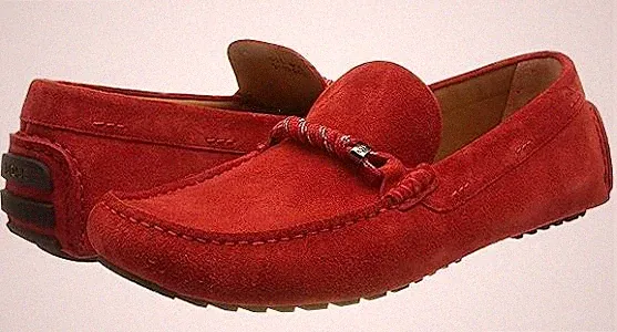 Hugo Boss Mokassins/Halbschuhe Driver Mocc sdbd weiches Wildleder & Leder Made in Italy