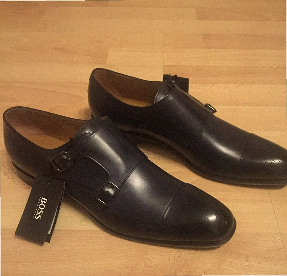 Hugo Boss Stanford Monk Leather Loafer