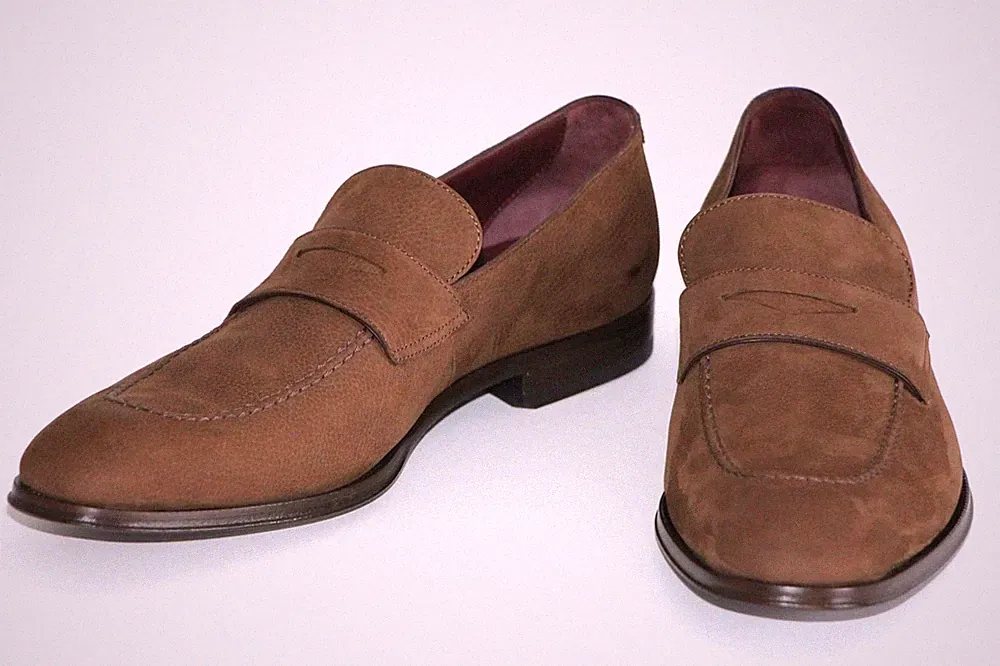 HUGO BOSS TAILORED Loafer, Mod. T-Legend_Loaf_nb, Gr. 42 / UK 8, Medium Brown