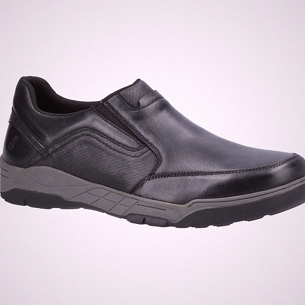 Hush Puppies Fletcher Slipper Herrenschuhe in Schwarz