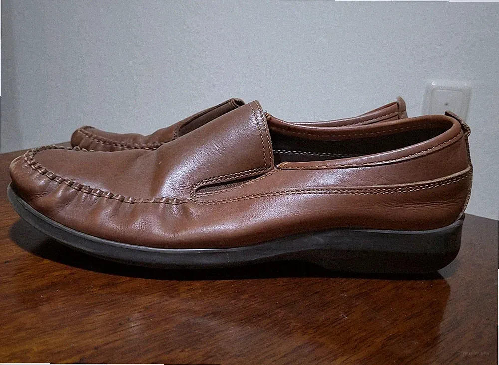 Hush Puppies Matthew Leder Herren Braune Slipper