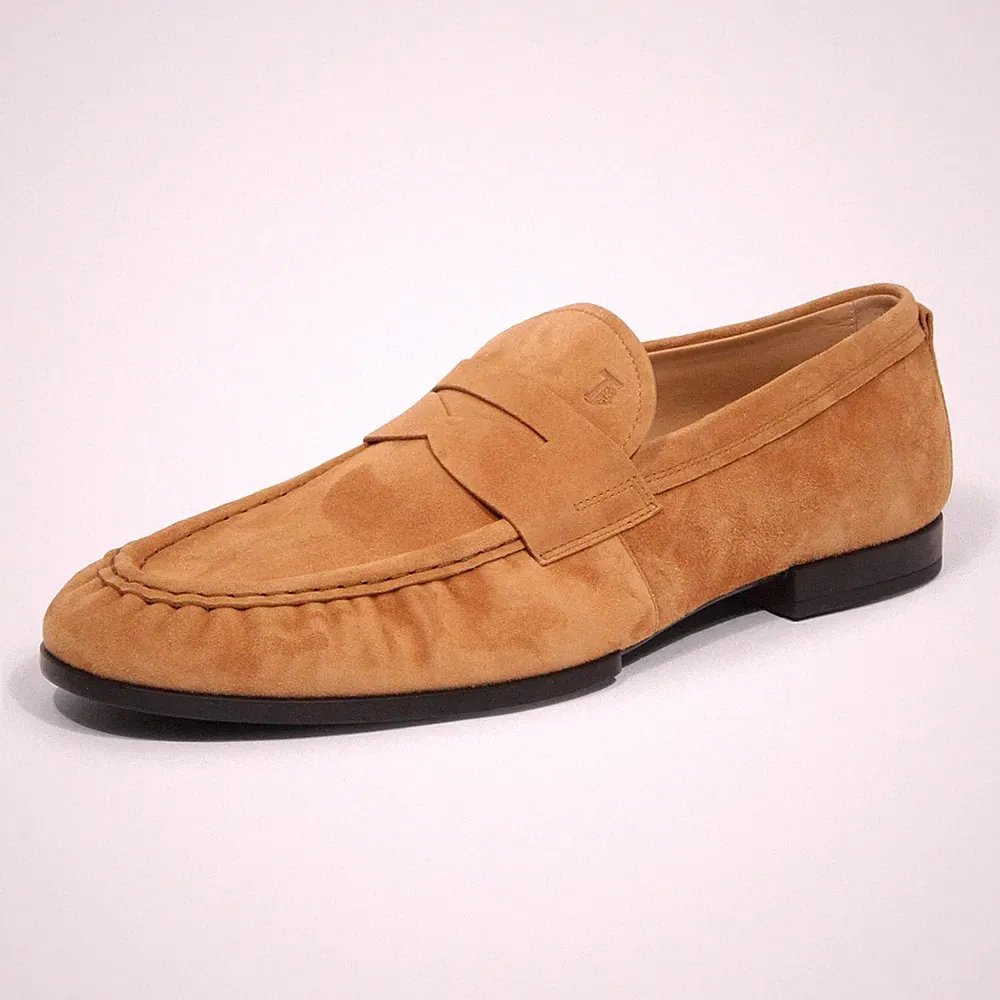I0198 mocassino uomo TOD'S man suede loafer