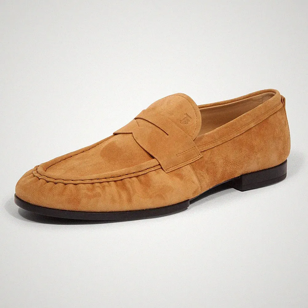I0198 mocassino uomo TOD'S man suede loafer