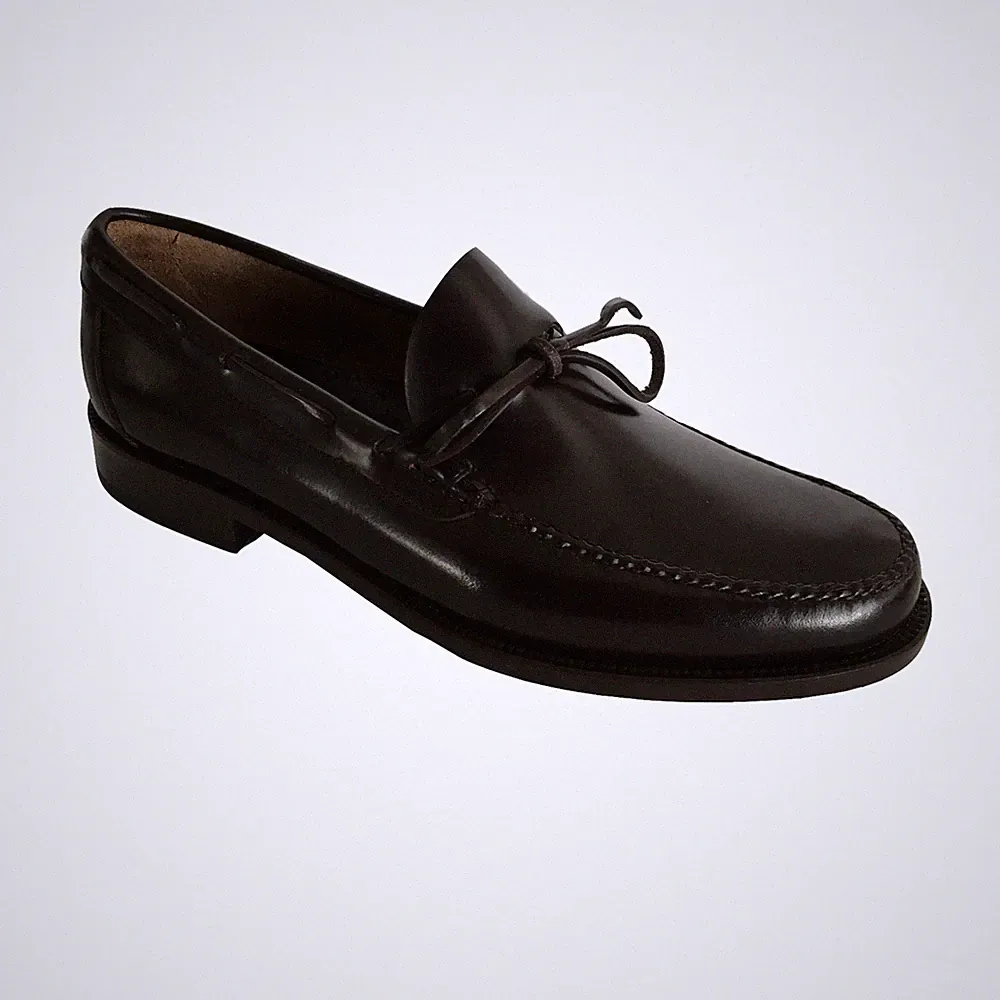 ICON LAB Herren Halbschuh moro 100% Leder MADE IN SPAIN Mod. 604052 Absatz 2,5 cm