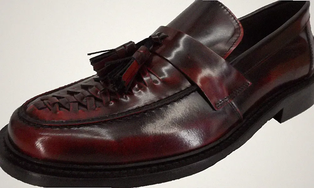Ikon Original Herren Twister Ochsenblut Retro, Ska, Northern Soul Quaste Halbschuhe