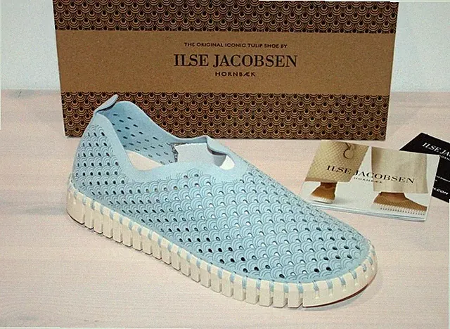 ILSE JACOBSEN Flats TULIP 3275 Slipper Loafer Halbschuh Recycling - Neu&OVP!