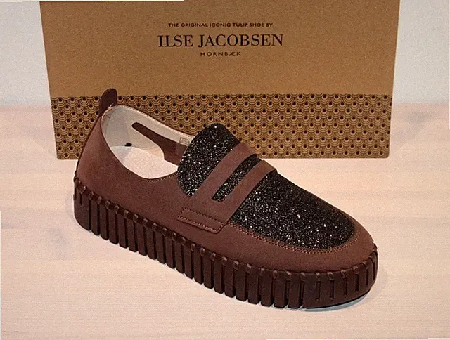 ILSE JACOBSEN Flats TULIP 3878 Slipper Loafer Halbschuh Recycling - Neu&OVP!