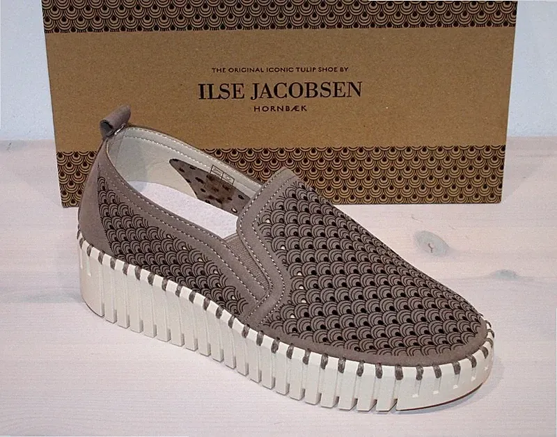 ILSE JACOBSEN Slipper TULIP 4078 Loafer Halbschuh Recycling Plateau - Neu&OVP!