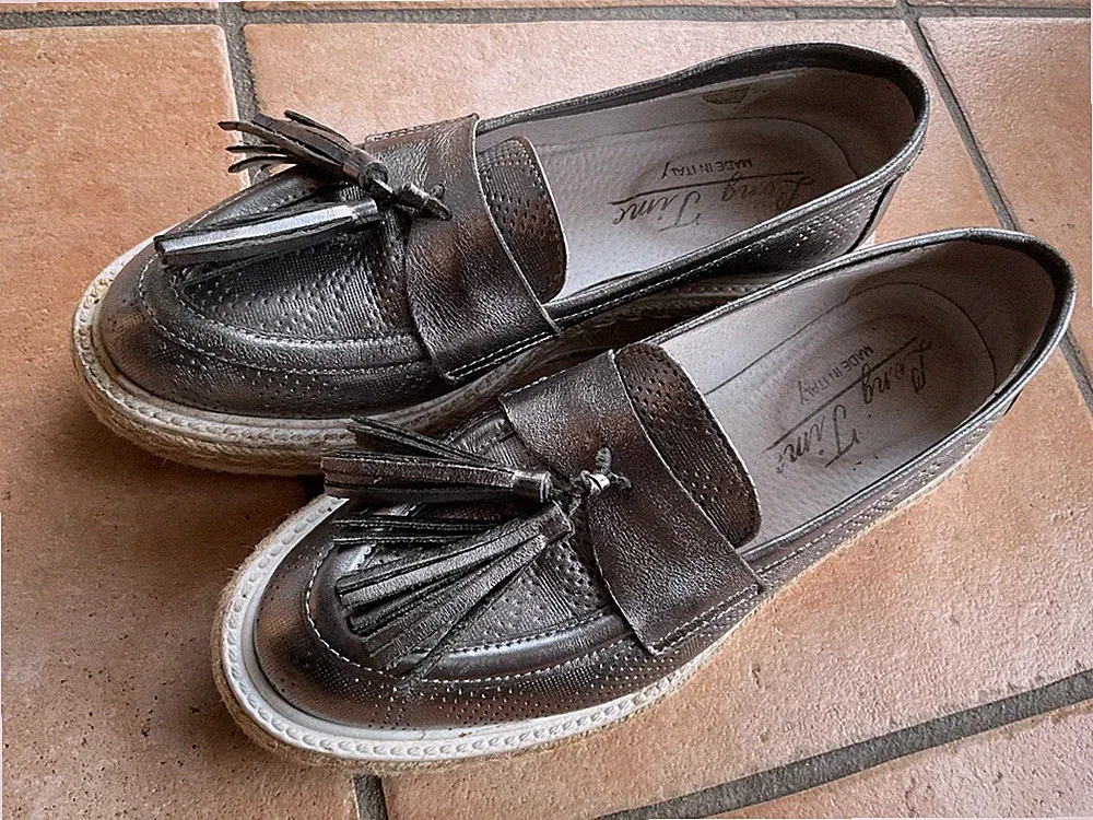 Italienische Leder Loafer Gr.37