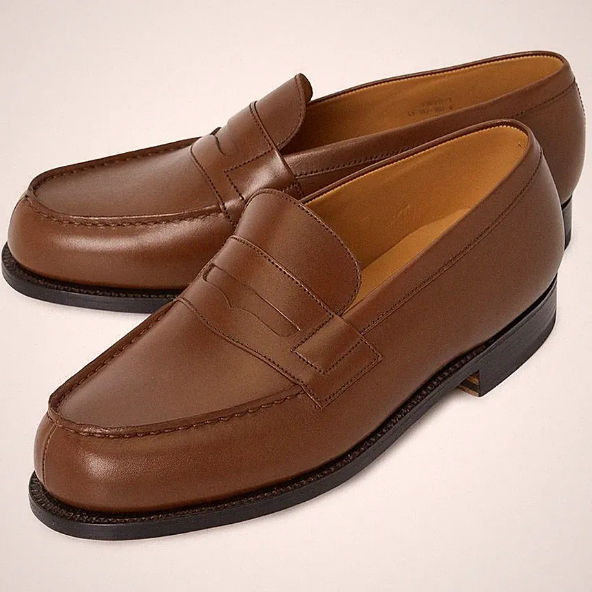 J.M. Weston JM WESTON 180 Herren Slipper E BROWN (Weite E) 134248723