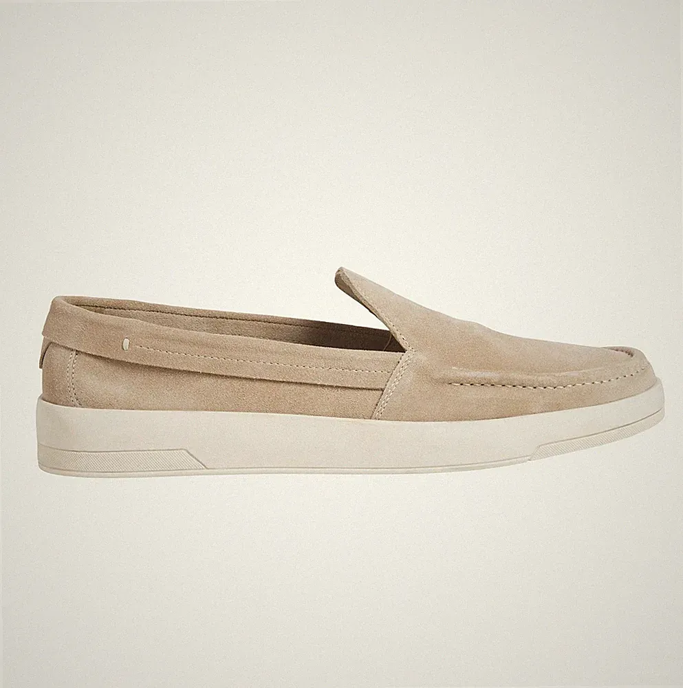 Jack & Jones MACCARTNEY Herren Freizeit Slipper Halbschuh - Taupe