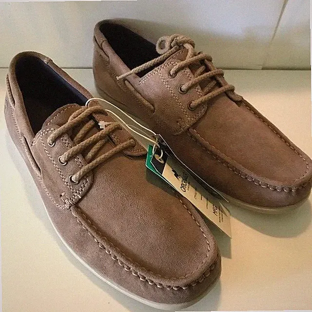 Jack & Jones Soft Wildleder Halbschuh Bootsstil Gr. 44