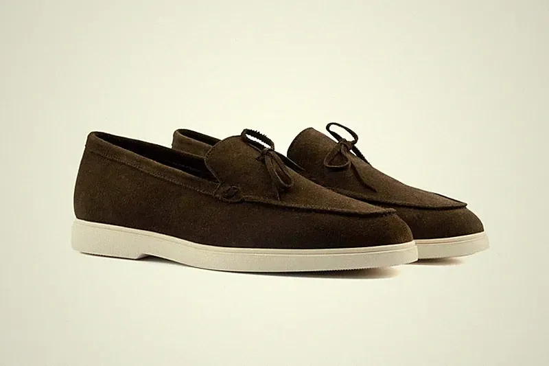 Herbst Wildleder-Loafer