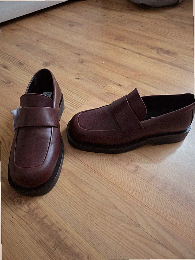 Jimmy Choo, Gr. 40, Leder, Loafer, Designer, Original, braun
