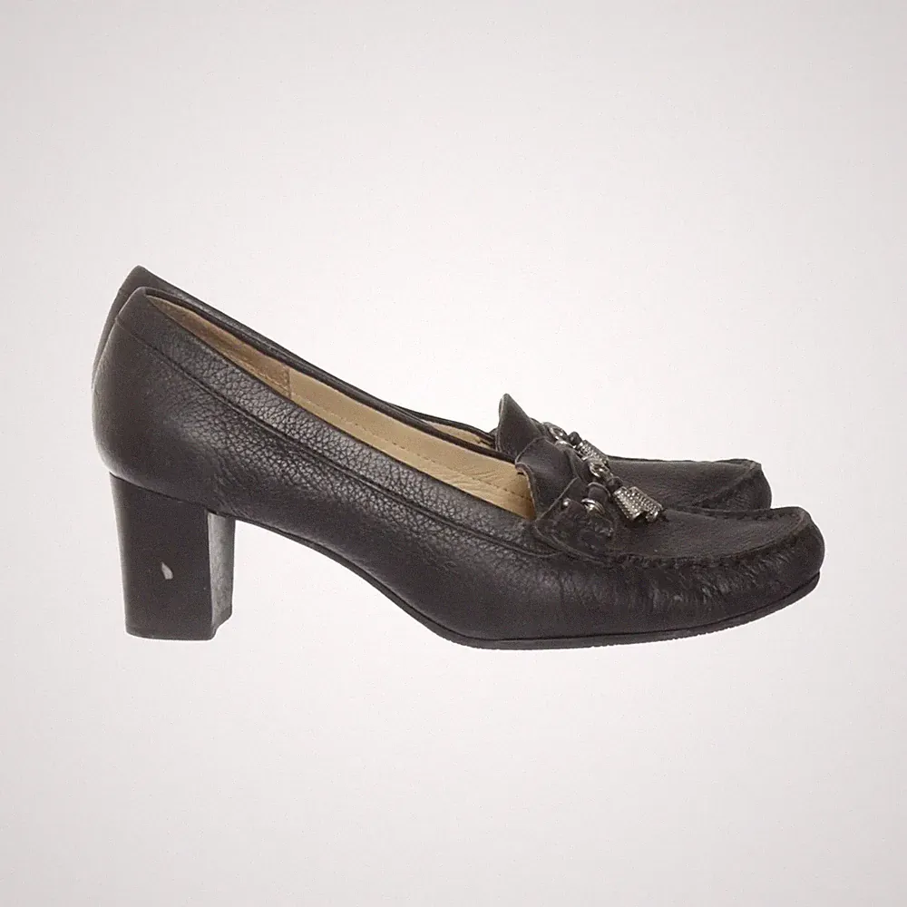 Johann, Loafers, Größe: 40, Leder, Schwarz, Damen #d51