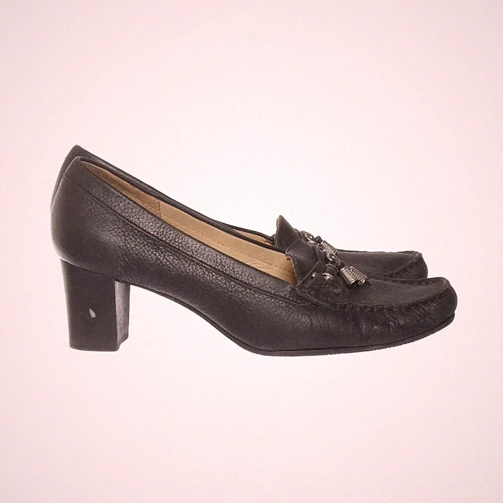Johann, Loafers, Größe: 40, Leder, Schwarz, Damen #d51