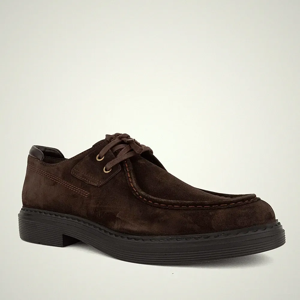 John Harrison Herren Braune Wildleder Loafer Freizeit JH6042-25207