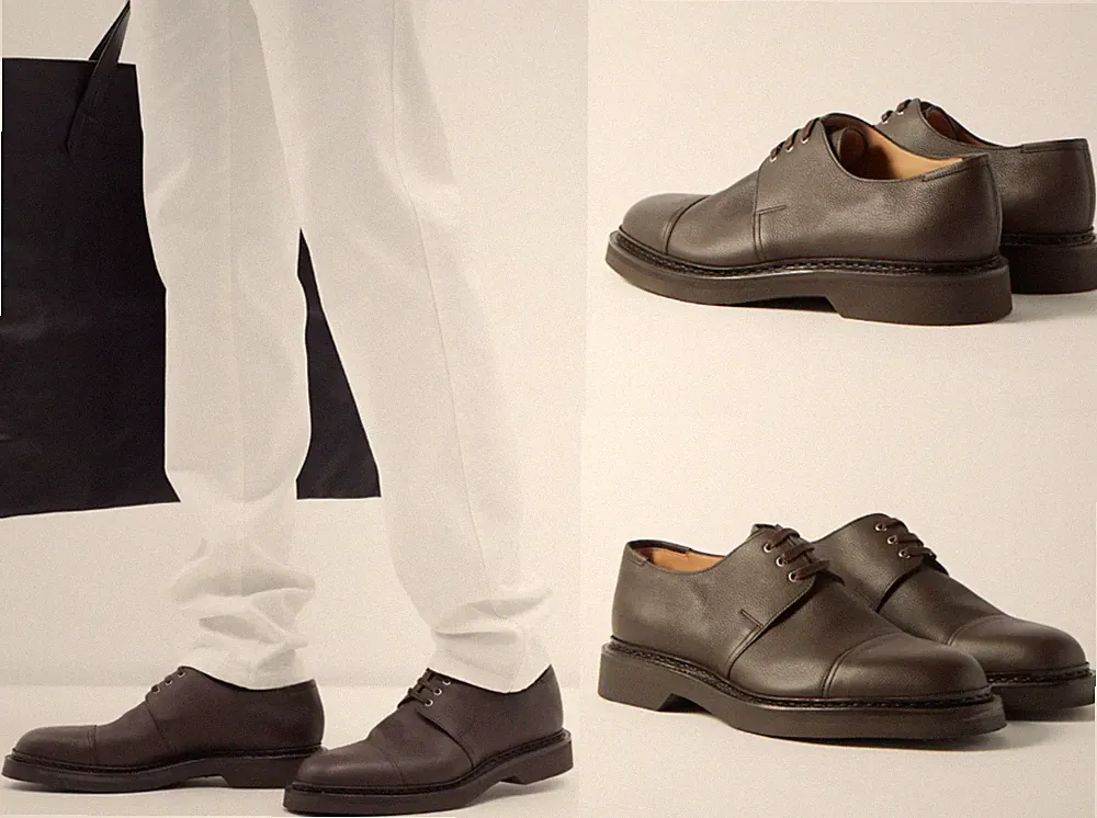 JOHN LOBB Dalston Derby Schuhe Loafers Sneakers Mocassin Slippers Grained 42,5