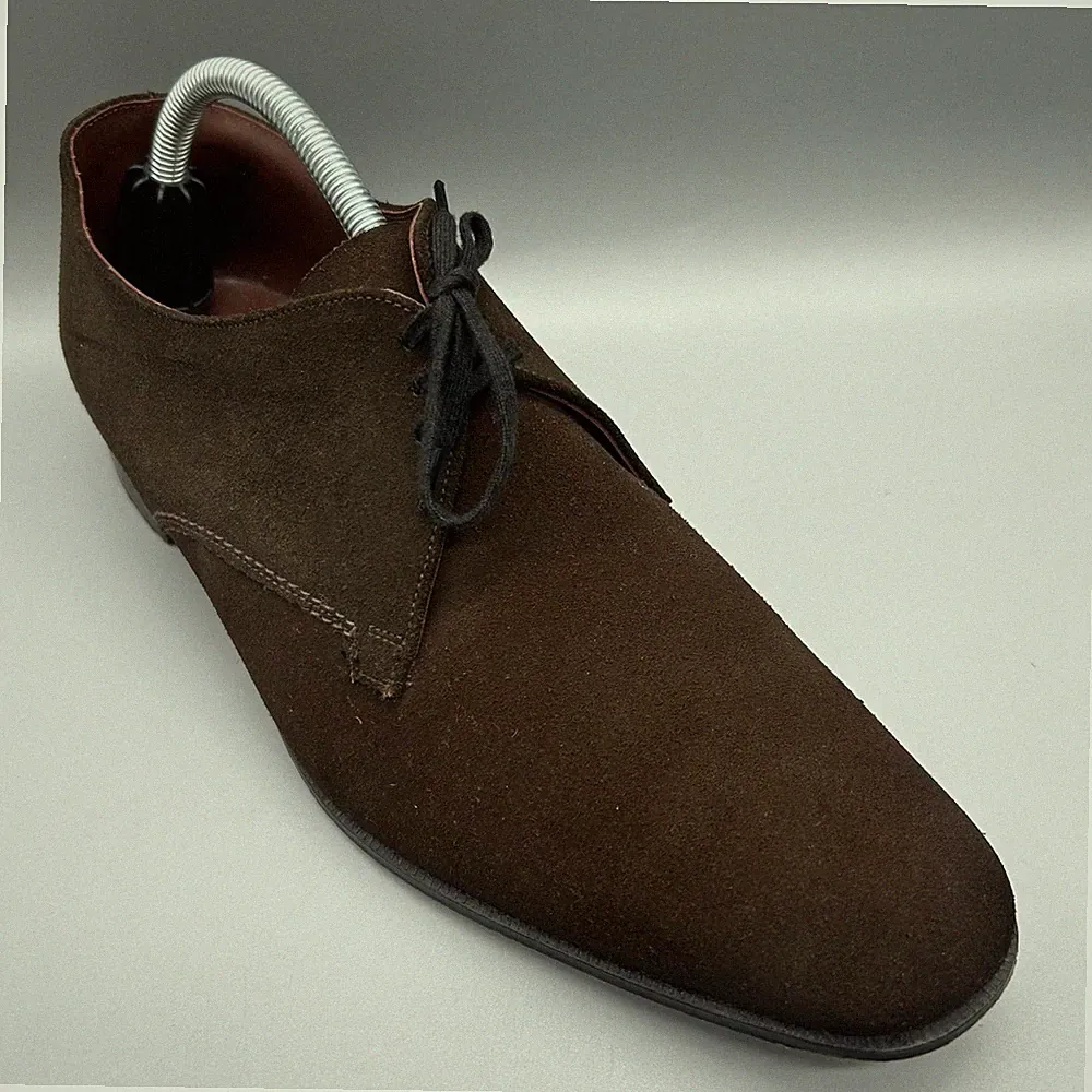 John White Made In England Schnürschuhe Wildleder Herren Uk 9