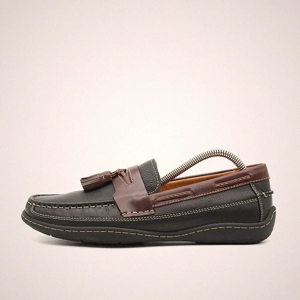 Johnston & Murphy Herren Jam Flex Freizeitschuh Schwarz Loafer Slipper EU 41.5