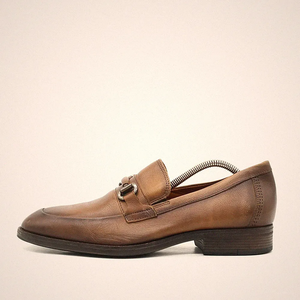 Johnston & Murphy Herren Loafer EU 42,5 Memory Foam Braun Innensohle Classic