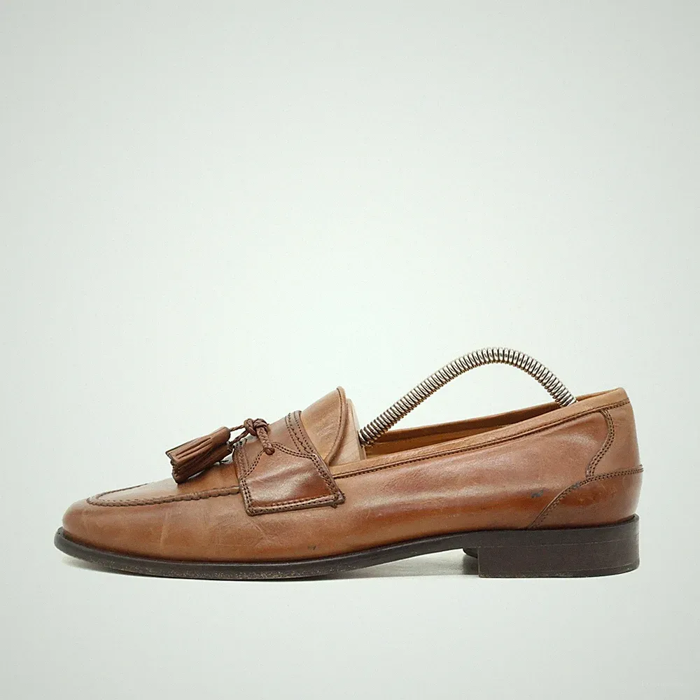 Johnston & Murphy Herren Mokassins EU 42,5 Tassel Loafer Braun Klassik