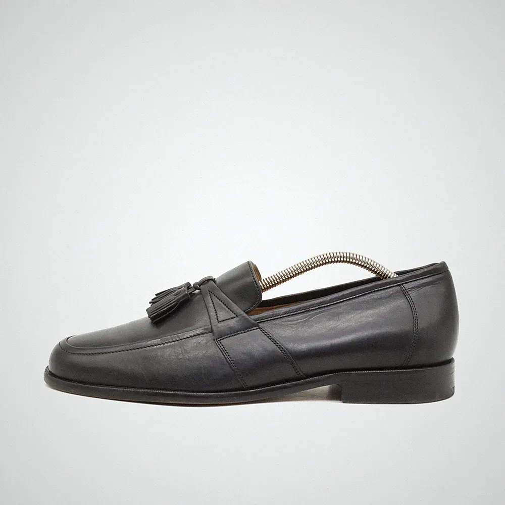 Johnston & Murphy Herren Tassel Loafer schwarz Leder Classic Slipper EU 42,5
