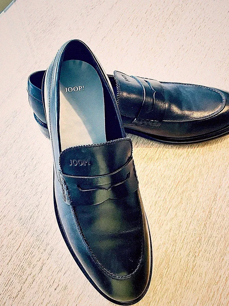 JOOP! - Loafer Herren Schuhe - PERO KLEITOS - Größe 45 Schwarz Neuwertig Top