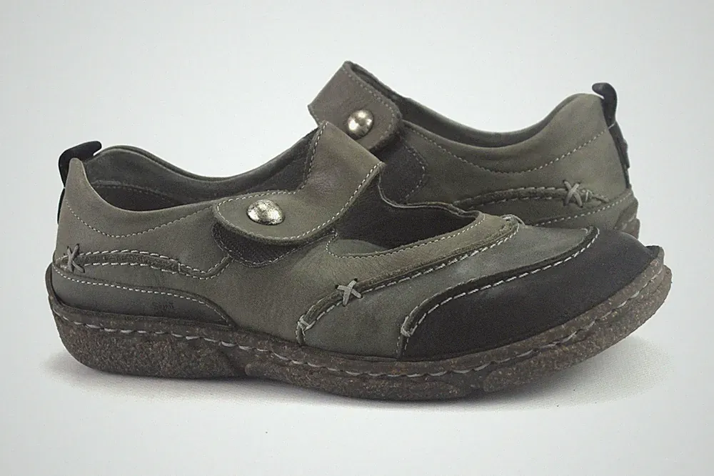 Josef Seibel Gr.38 Damen Komfort Halbschuhe Slipper Loafers Leder M 312
