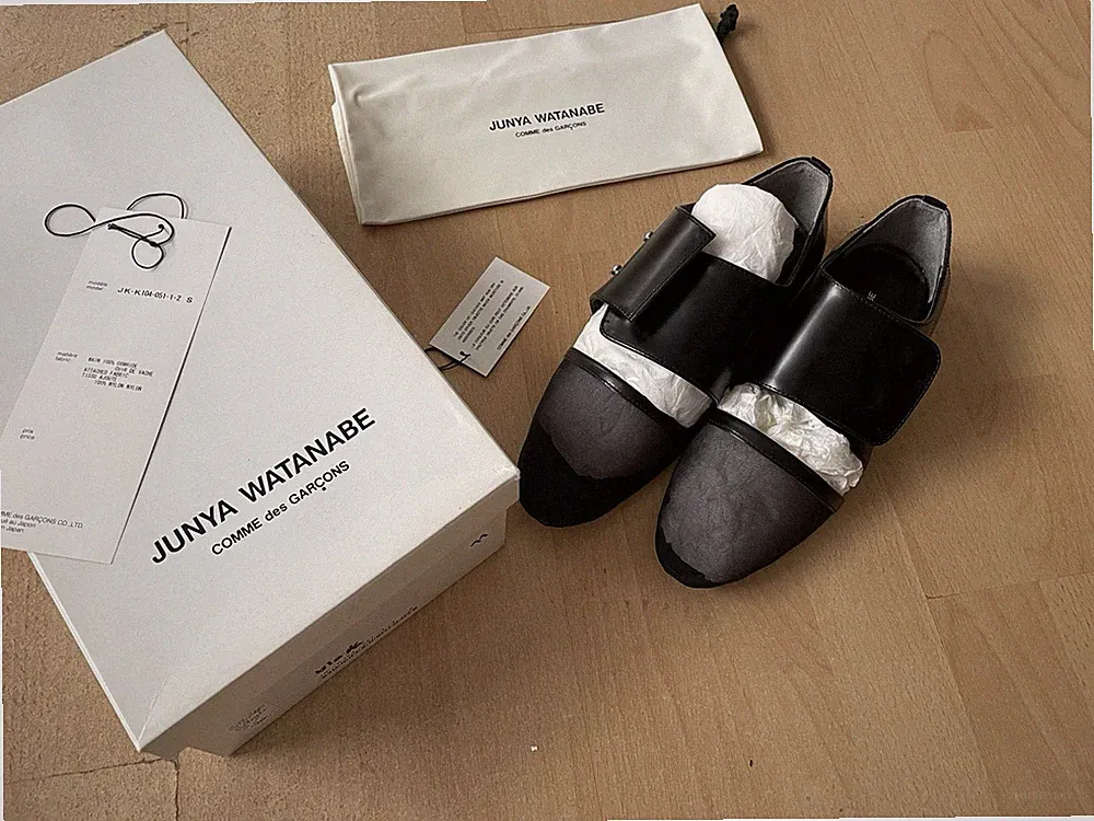 Mesh Leder-Loafer