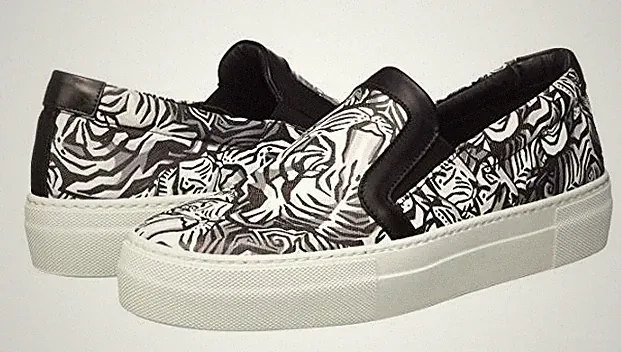 Just Cavalli Halbschuhe/Sneaker Animalprint Gr. 38EU(5UK) - Made in Italy