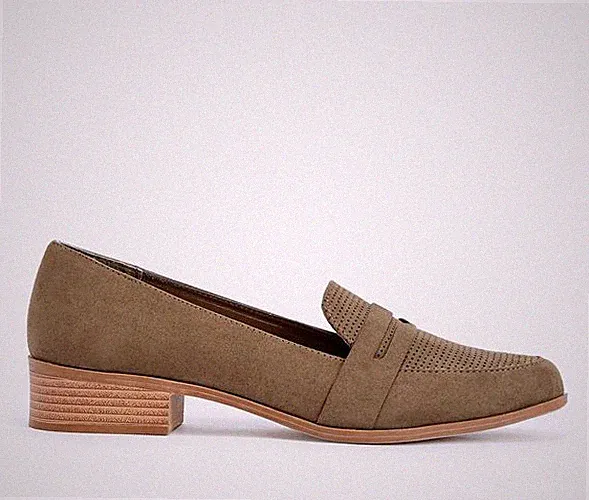 Just Fab Kris Flat Loafer Olive UK 6 EU 38,5 UVP 49£ LN08 CC 11