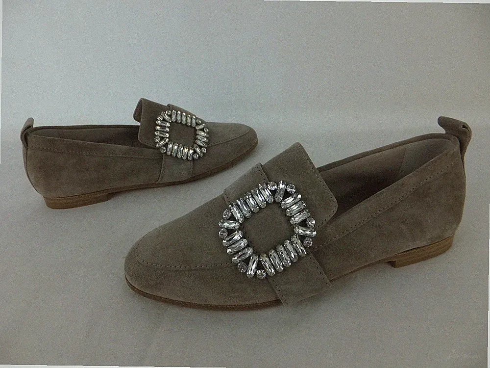 K&S Kennel & Schmenger Loafer NEU 37,5 4,5 Slipper Schuhe Schmucksteine