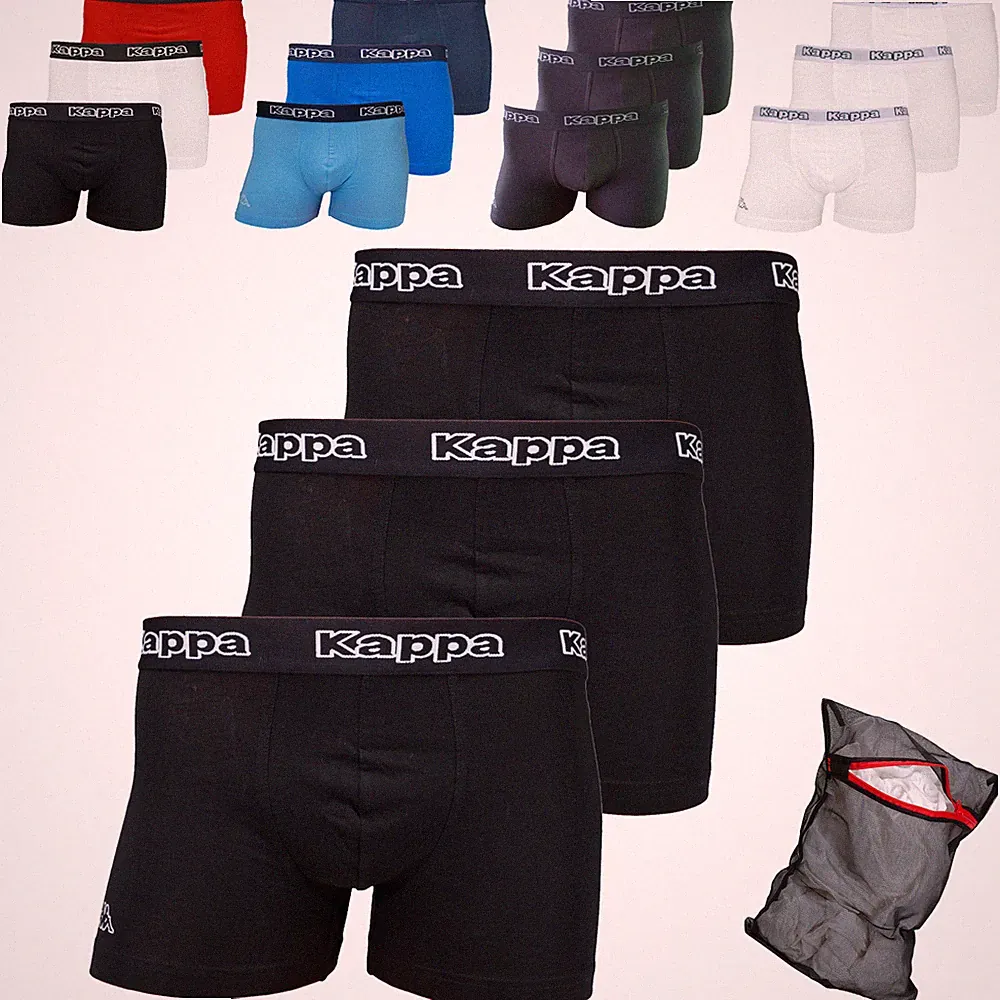 Kappa Boxershorts Herren Unterhose S-6XL Wäschenetz 6er Boxer Pant Boxershort