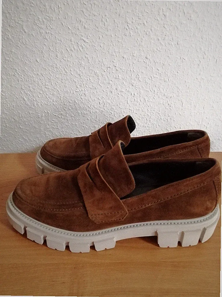 Kennel & Schmenger Wildleder Loafer Gr. 7,5 (40,5)