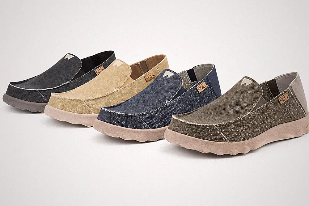 Kickback Couch Classic Herren Canvas Slipper Halbschuhe leichte Freizeitschuhe