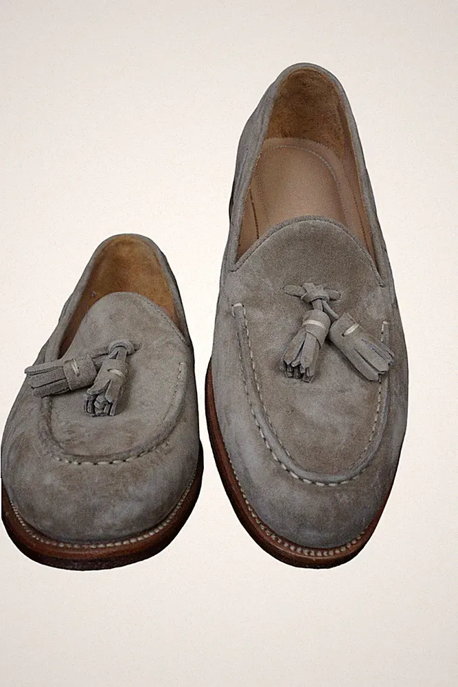 Kiton Loafer Schuh Ziegenfell mit Quasten Modell: USSHOUSN0010439 NP: 2170 (42)