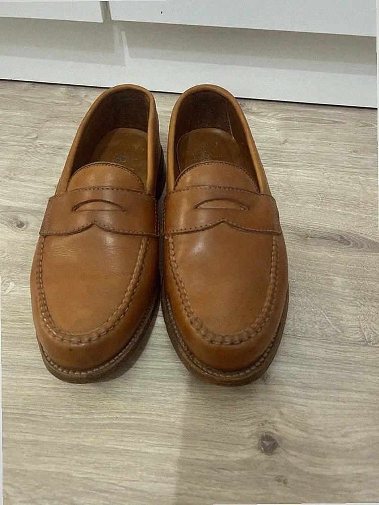 Klassische Leder Penny Loafer Slipper Alden /Cognac –US 6.5 / EU 39– Top Zustand
