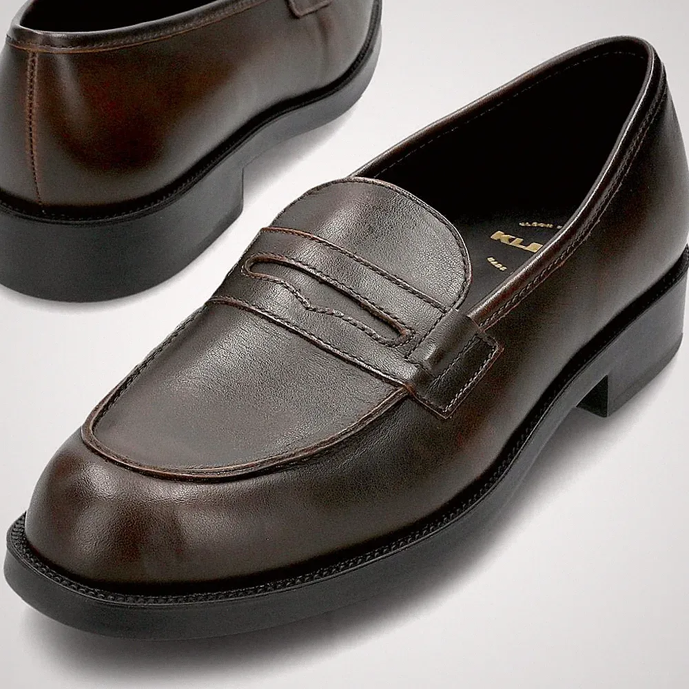 KLEMAN 250mm Lucky Chance Dalior Cognac Leder Loafer 2 MD 63436223 [U]