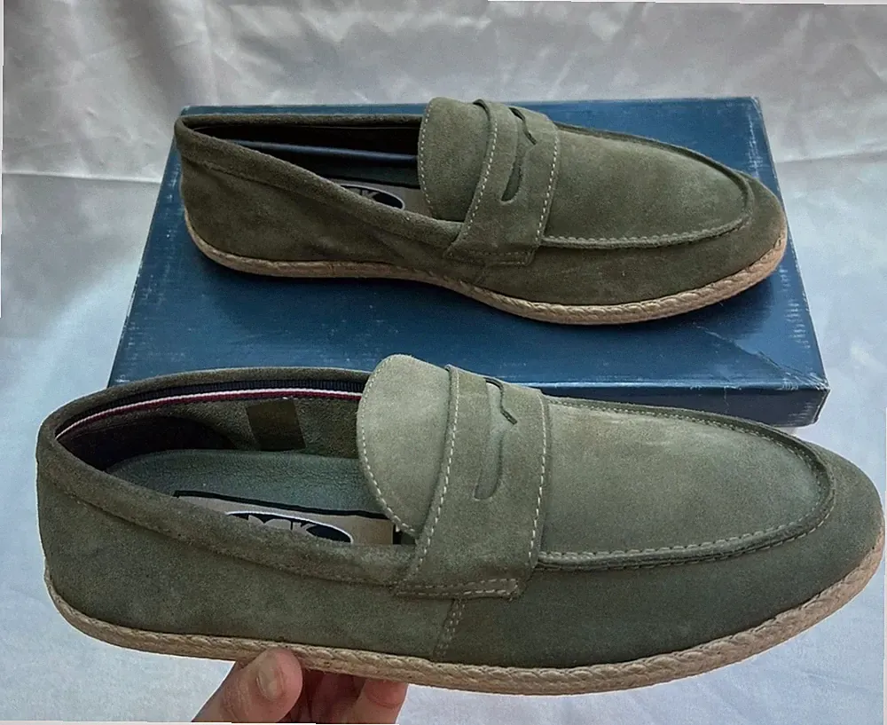Klondike Halbschuhe Echt Wildleder Grün 44-45