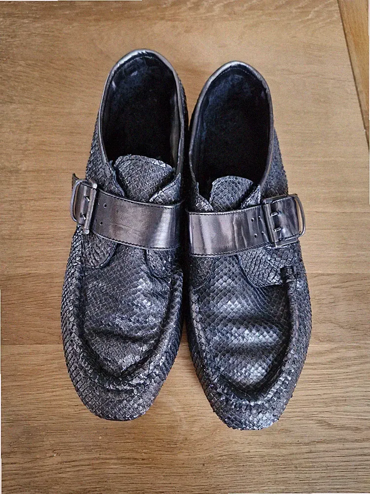 Geometrische Loafer Für Herren