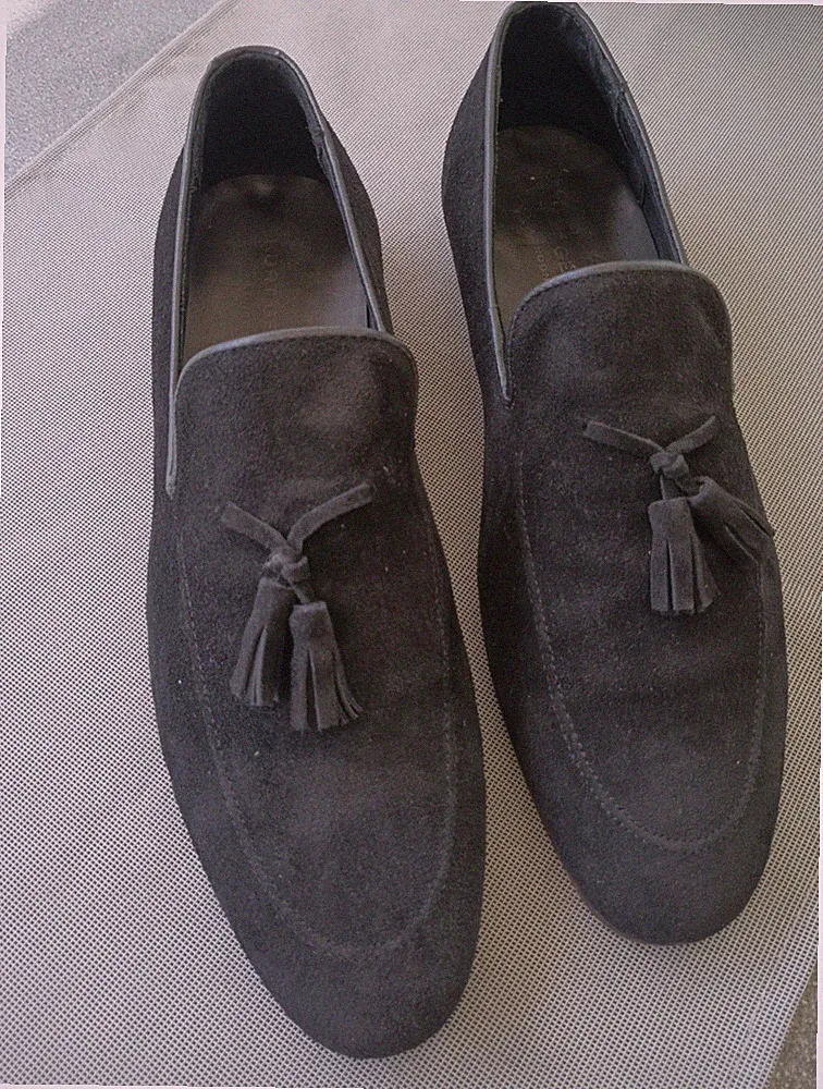 Kurt Geiger London, Loafers, GR. 43, Leder, Schwarz, Herren