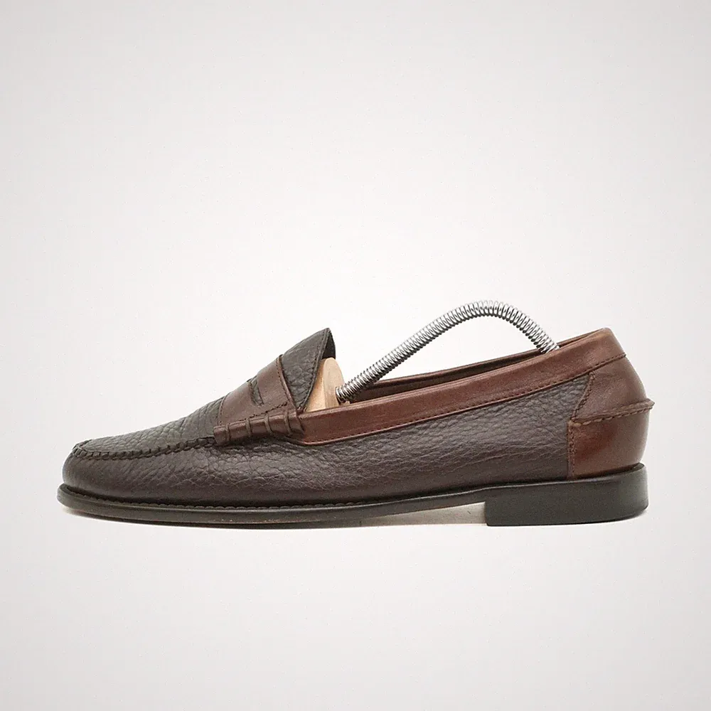 L.L. Bean Herren Penny Loafer Slipper Braun Leder L.L.Bean Classics EU 46