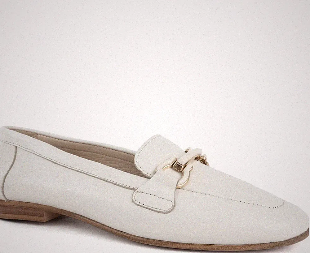 La Conte Damen Beige Leder Loafer Elegant LAC6030-25122
