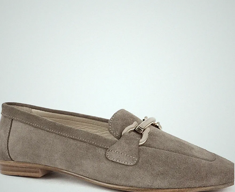 La Conte Damen Beige Leder Loafer Elegant LAC6030-25123