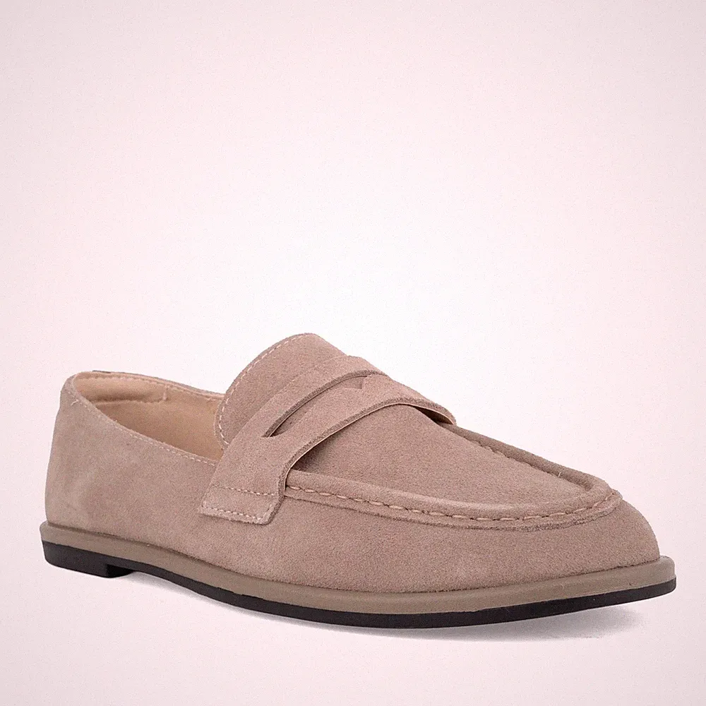 La Conte Damen Grüne Wildleder Loafer Freizeit LAC6582-26104KHA