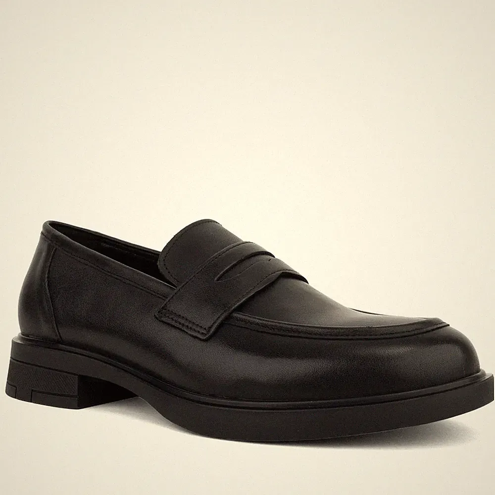 La Conte Damen Schwarze Wildleder Loafer Freizeit LAC6582-25210BLK