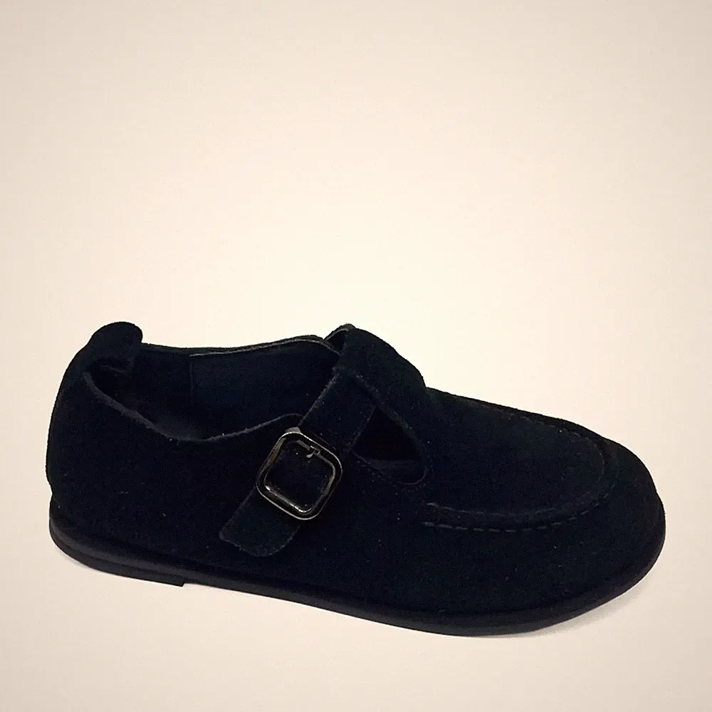 La Conte Damen Schwarze Wildleder Loafer Freizeit LAC6590-26130BLK