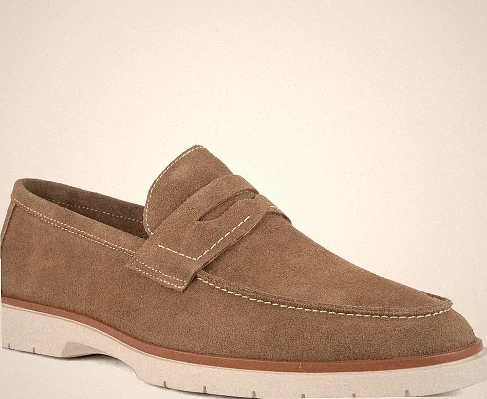 La Conte Herren Braune Wildleder Loafer Freizeit LAC3969-20293